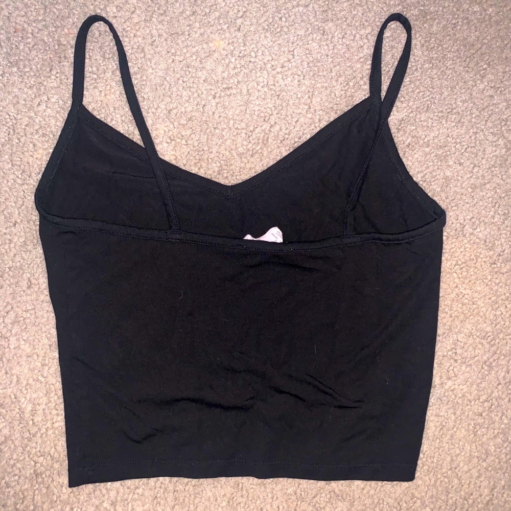 Tank top crop top black